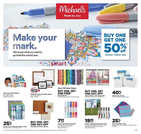 Michaels arts and crafts ad - The Michaels arts and crafts store located at 2850 N Reserve St, Missoula, MT, has everything you need to explore your inner creativity. Our expansive craft assortments include the most popular art supplies, fabric, canvases, yarn, knitting & crochet supplies, frames, floral, scrapbook materials, beads, jewelry kits, Cricut, craft machines, and ...